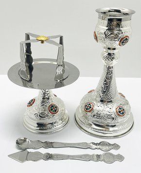 Євхаристійний набір грецький Афонський &mdash; 0,3 л 13-03 фото